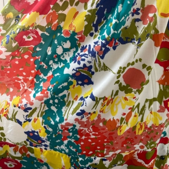 XXI By Forever 21 | Colorful Floral Ruffle Button-Up Sleeveless Dress – Size M - Picture 11 of 16